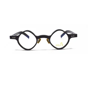 Ručně Vyrobené Acetát Vintage Malé Brýlové obruby Divný Kolo Plné Ráfku Brýle RUČNĚ VYROBENÉ KVALITNÍ UNISEX RX SCHOPEN