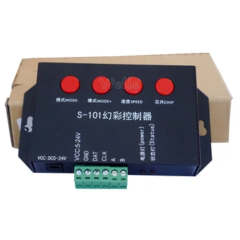 S-101 DMX512 Sen barva led ovladač použít pro WS2812b WS2811 WS2813 APA102 UCS1903 TM1812 led strip světlo, lampa