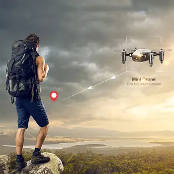 S9 Skládací Mini drone s kamerou Pocket Drone Micro Drone RC Vrtulník S HD Kamerou nadmořské Výšky Podržte Wifi FPV Quadcopter Dron