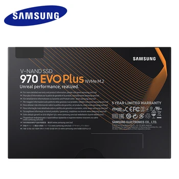 Samsung 970 EVO Plus SSD NVMe M. 2 2280 SSD 250GB 500GB, 1TB M. 2 Vnitřní Solid State Drive TLC SSD PCIe 3.0 x4, NVMe 1.3 notebook