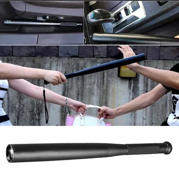 Sebeobrana Svítilna Baseball Držet LED Baseball Bat Hliníkové Slitiny Pochodeň Pro Nouzové Self Defense Anti Nepokojů Zařízení