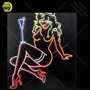 Sexy Dívka s Koktejlem Neon, Neon Žárovky znamení Kultovní Znamení Pivní Bar Pub světlo Lampy Znamení zobrazení inzerovat enseigne lumine