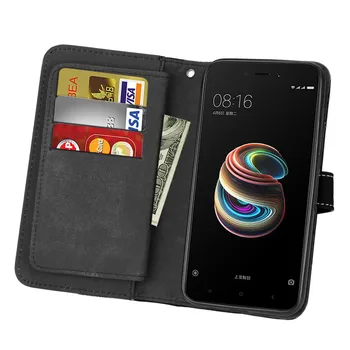 SFor Coque Xiaomi Redmi 5A Pouzdro Luxusní Kožený Multifunkční Devět karty Peněženka Flip Telefon Bag sFor Funda Xiaomi Redmi 5A