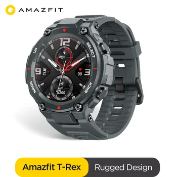 Skladem 2020 CES Amazfit T-rex T-rex Smartwatch 5ATM, vodotěsné Chytré Hodinky, GPS/GLONASS AMOLED Displej pro iOS Android
