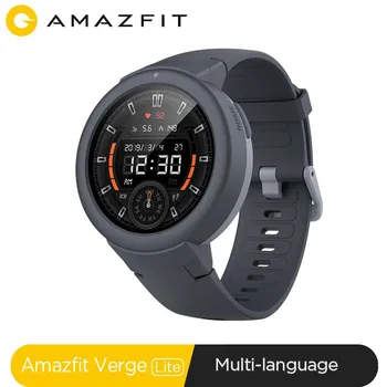 Skladem Globální Amazfit Pokraji Lite Smartwatch Chytré Hodinky IP68, GPS, GLONASS Dlouhou Životnost Baterie, AMOLED Displej pro Android iOS