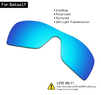 SmartVLT Polarizované sluneční Brýle Náhradní Objektivy pro Oakley Batwolf - Ice Blue