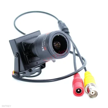 SMTKEY Barva HD 700TVL ruční Objektiv Kovový box Mini Kamera Bezpečnostní Video CCTV Kamery nebo 1000TVL 2.8-12mm Manuální Zoom Objektiv fotoaparátu
