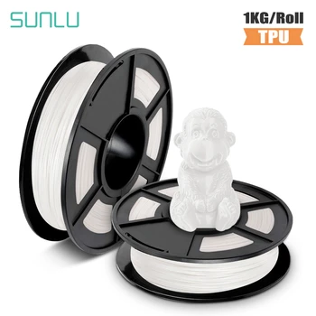 SUNLU Flexibilní 3D Tiskárny Vlákna, TPU Nekonečných 1,75 MM, 0,5 kg Cívku v 95A Shore Tvrdost žádná bublina tpu пластик 1 кг
