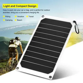 Sunpower 10w Solární Panel Fotovoltaický Modul Board Mobilní Telefon Nabíječka Venkovní Lehké, Usb Nabíjecí Deska