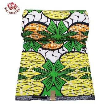 Světlé Barvy Africké Ankara Tkaniny Vysoké Quality Polyester Garantované Skutečné Vosk Tkaniny Materiál pro Šití Oblečení FP6399