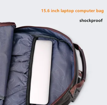 SWICKY multifunkční batoh muž taška módní vodotěsné cestování business 15,6 palcový notebook batoh, muži