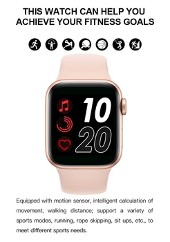 T500 Smartwatch IWO13 Série 5 Volání Bluetooth 44mm Chytré Hodinky Monitor Srdečního tepu, Krevního Tlaku pro IOS, Android PK IWO 12 IWO 8