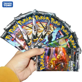 TAKARA TOMY 324Pcs/box Pokemon TCG Sun & Moon Ultra Prism 36 Pack Booster Box Pokemon Karty Sbírat Hračky, Dárky