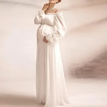 Těhotenské Fotografie Rekvizity, Šaty pro Těhotné Ženy Šaty Těhotenské Šaty pro Focení Těhotenství Šaty