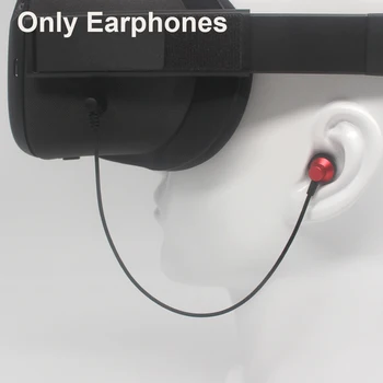 V Uchu Hra VR Headset Přenosný Lehký Příslušenství Cestování Drátová Sluchátka Slitiny Audio Domácí Stereo Pro Oculus Quest