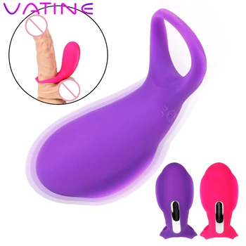 VATINE 36 Speed USB Dobíjecí Vibrátor Cock Ring Zpoždění Ejakulace Silikonové Penis Ring Cockring Sexuální Hračky pro Muže, Sex Výrobky