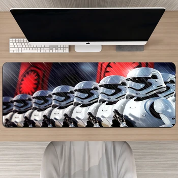Velké 80x30cm Herní Podložka pod Myš Gamer Star Wars XXL Velká Podložka pod myš, Počítačové Klávesnice Pad Gumové Zamykání Okraji Otaku Laptop Desk Mat