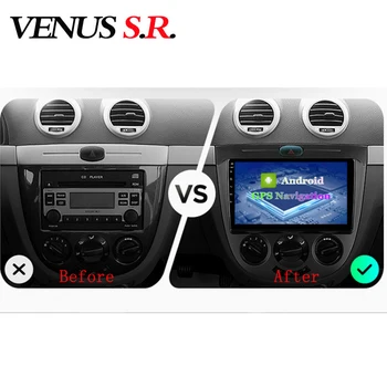 VenusSR Android 9.1 Auto DVD Přehrávač GPS Navigace Multimediální Pro Chevrolet Lacetti, Pro Buick Excelle HRV 2004-2007 rádio stereo