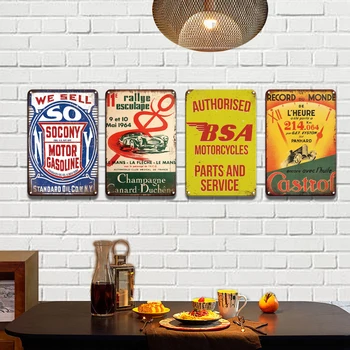 Vintage British Leyland Pocínovaných Obraz, Plakát Garáži Služeb, Kov, Znamení, Dekorativní Deska Retro Garage Klubu Art Wall Decor