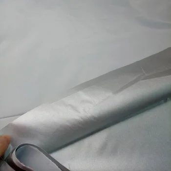 Vodotěsné Stříbrný Povlak Tkaniny Ubrus Dekorace Booth Pozadí Oxford Materiálu