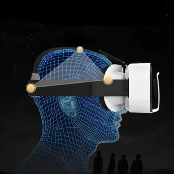 VR SHINECON G05A 3D VR Brýle Sluchátka VR Virtuální Realita Helma pro 4,7-6,0 palce, Android, iOS, Chytré Telefony, 3D Brýle Box