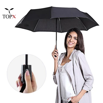 Vysoce Kvalitní Automatický Větruodolný Deštník, Déšť Ženy 3Folding Lehké A Odolné Cestovní Deštníky Muži Deštivé Sunny Slunečník Dárky