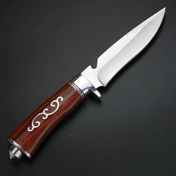 Vysoká tvrdost pevnou čepelí outdoor camping lovecký nůž divoké přežití krátký nůž, vysoká tvrdost pevnou čepelí nůž