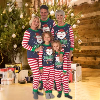 Vánoce Vánoce Rodina Odpovídající Pyžamo pro Dospělé Děti, oblečení na Spaní noční Prádlo Pyžama Photgraphy Prop Party Oblečení hot