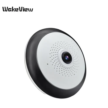 WakeView Plné zobrazení WIFI 360 Stupňů obousměrné audio Panoramatický 1,3 MP/2MP/3MP Fisheye Bezdrátové Inteligentní IP Kamera podpora 128g aplikace ICSEE