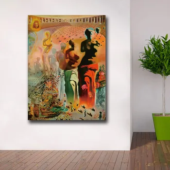 Wxkoil Umění Salvador Dalí Halucinogenní Toreador Malířské Plátno Pro Obývací Pokoj Domácí Dekor Olejomalba Na Plátno, Zeď, Malování