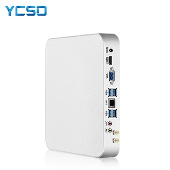 YCSD Mini PC, Intel Core i7-4500U Windows 10 8GB RAM 480GB SSD 300Mbps WiFi Gigabit Ethernet, 4K UHD HDMI, VGA, 6*USB