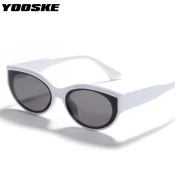 YOOSKE Značky Vintage sluneční Brýle Muži Ženy 2020 Módní Cat Eye Sluneční Brýle Classic Retro Růžové Zelené Brýle Femlae UV400 Brýle
