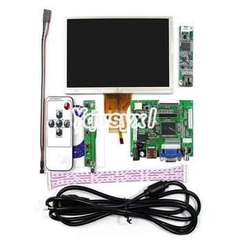 Yqwsyxl 6.5 palcový LCD displej Monitoru AT065TN14 800*480 Driver Board dotykový displej kit, HDMI, VGA 2AV pro Raspberry Pi