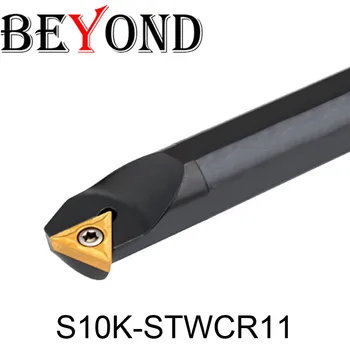 ZA STWCR S10K S20R STWCR11 S12M-STWCR11 S16Q-STWCR11 10mm Soustruhu soustružnické nástroje pro cnc Vnitřní držák nástrojů karbid vloží TCMT