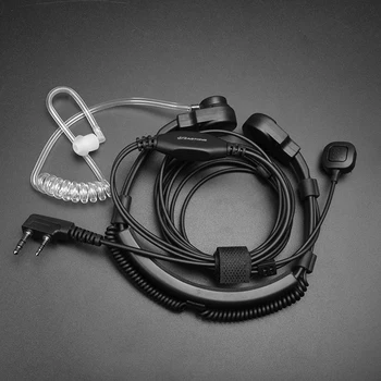 Zastone Walkie Talkie sluchátka Sluchátka Vzduchu, Akustické Trubice 2 Pin PPT Sluchátka Pro Vysílačku Baofeng Příslušenství Mikrofon