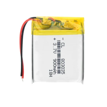 1/2/4 Ks 803035 Li Ion Polymer Nabíjecí Baterie 3,7 v 900mAh Lithium Li-ion Baterie Pro Hračku, GPS, MP3, MP4 Mini Ventilátor Reproduktor