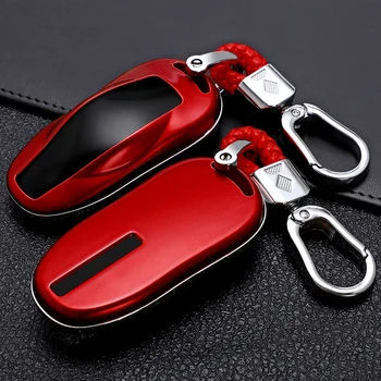 1 ks ABS Auto Dálkové Klíč Pouzdro Pro Tesla Model S, Model X Smart Key Taška Klíč Chráněn Držák Shell Příslušenstv