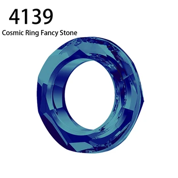 (1 kus) Originální krystaly z Swarovski 4139 Cosmic Ring v Rakousku volné Drahokamu korálky pro DIY výrobu šperků