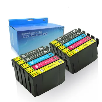 10 Pack Kompatibilní s Epson 220 T220 XL Inkoustové Kazety Pro Epson Expression XP-320 XP-XP 420-424 WF-2630 WF-2650 WF-2660 Tiskárny