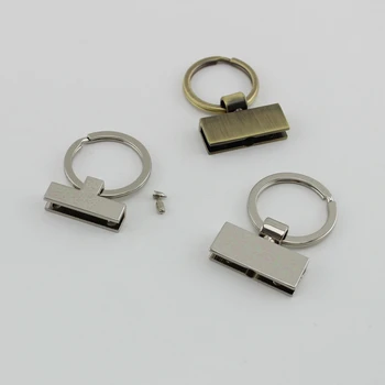 10ks 5 barev Num 3 T-tvar 30mm Klíč Fob Hardware S 24mm Split Kroužky na Klíče,Aby Vaše Vlastní Přívěsky na Klíče