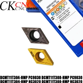 10ks DCMT11T304 DCMT11T308-HMP PC9030 NC3030 KORLOY CNC Karbid Vložka pro Vyměnitelné Frézovací SDJCR1616H11