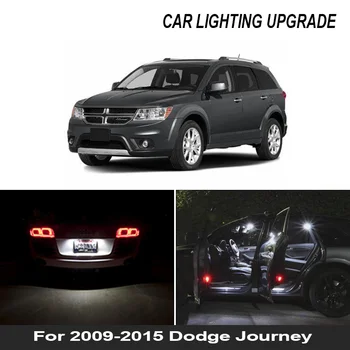 10pcs Canbus Bílé Světlo LED Žárovky Interiéru Balení Kit Pro 2009-Dodge Journey Mapu Dome spz Světlo