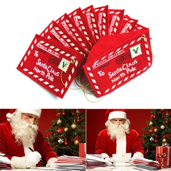 10pcs Vánoční dekorace Pro Domov, Obálky, Vánoční přání Candy Bag Dekorace enfeites de natal
