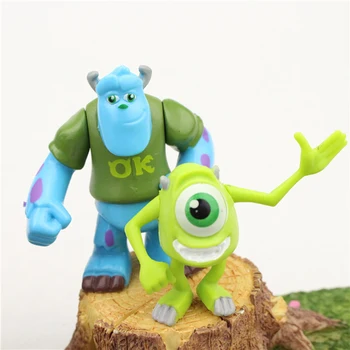 12ks/lote Pixar Monsters University obrázek inc.Monster akční obrázek Hračky pro Děti filmová figura Dekorace narozeniny Modelu
