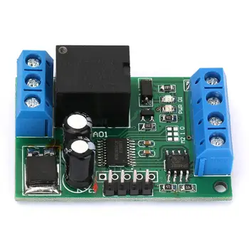 12V 1 Kanál RS485 MODBUS RTU Serial Port Multi-funkce Relé Modul PLC Controller Mini Relé Modul NA MODBUS Příkaz Zpoždění