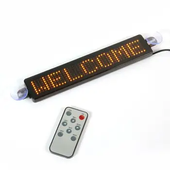 12V Auto LED Programovatelné Znamení Pohybu Rolování Zobrazení Zprávy Představenstva Obrazovce