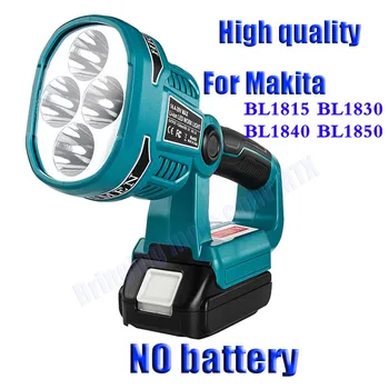 12W LED Lampa Svítilna Pro Makita baterie Li-ion 14,4 V 18V BL1430 BL1815 BL1830 elektrické nářadí baterie LED Světlo s USB portem