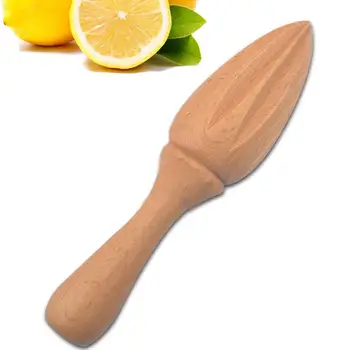 1ks Dřevěné Lemon Squeezer Mini Odšťavňovač Ovoce Oranžové Citrusové Šťávy Extractor Výstružník Nové Multifunkční Kuchyňský Nástroj