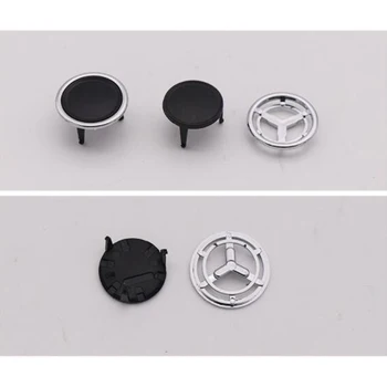 1ks Pro Volkswagen Sharan zadní klimatizace knoflík krycí panel dekorativní kryt Pokovování prsten
