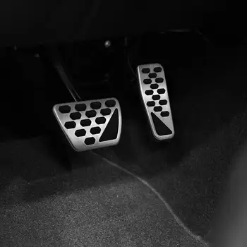 2 ks/set Plynový A Brzdový Pedál auto Auto Kryt z Nerezové Oceli Nožní Pedál Pad Kit Pro 2018-2019 Jeep Wrangler Jl Modely